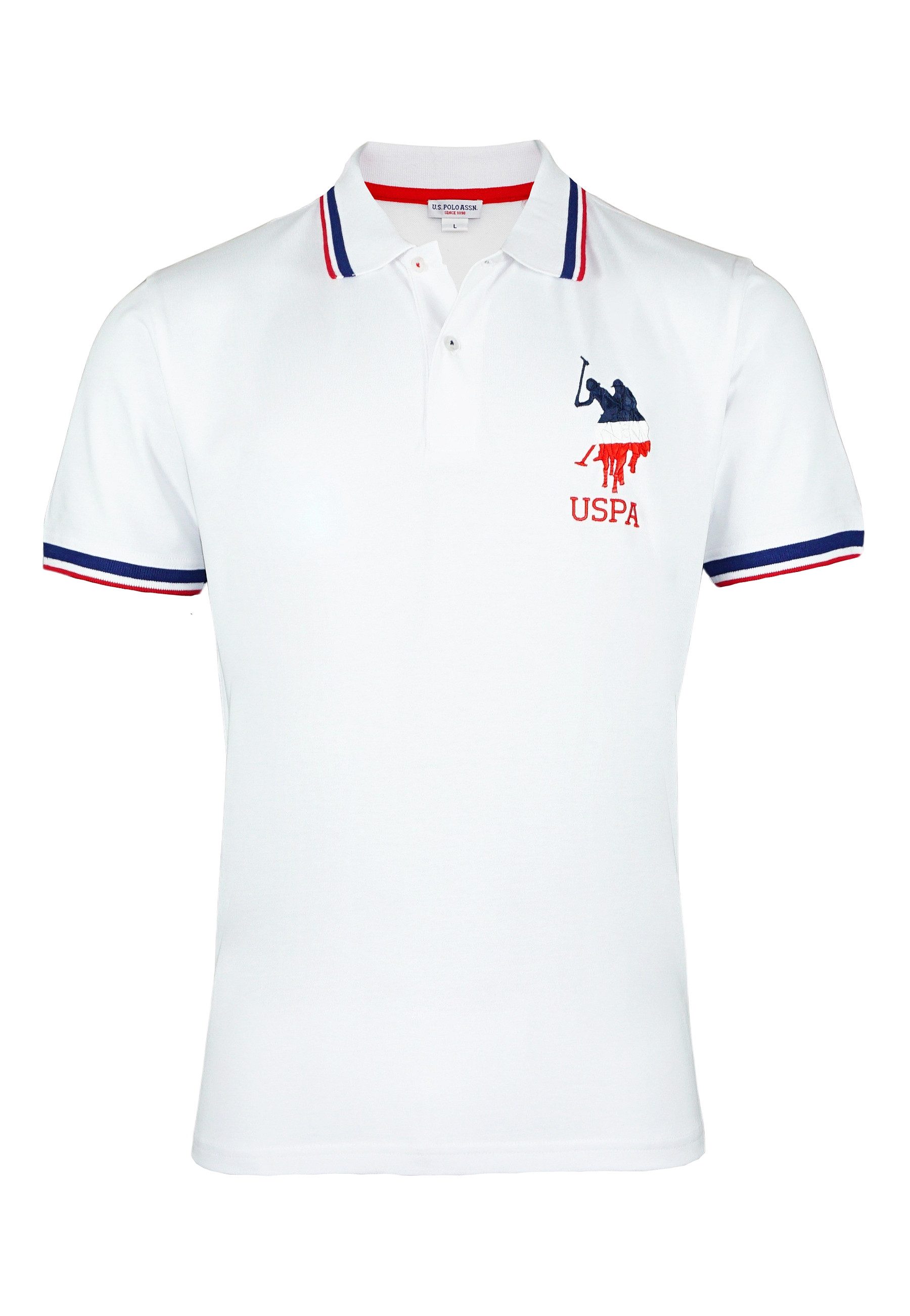 U.S. Polo Assn Poloshirt Poloshirt Tricolour günstig online kaufen