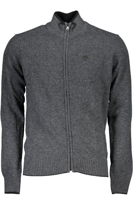 North Sails Strickpullover Herren-Cardigan Grau: Langer Reißverschluss, Kon günstig online kaufen