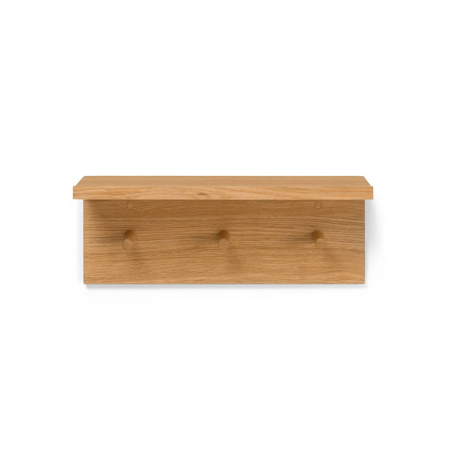 ferm LIVING Ablageregal Place Rack, 45 cm lang, Haken, Holz günstig online kaufen