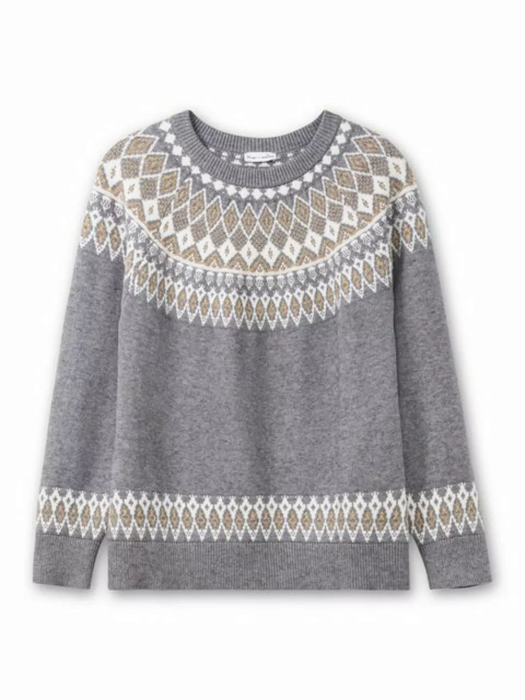 sheego by Joe Browns Strickpullover "Große Größen", mit Norwegermuster günstig online kaufen