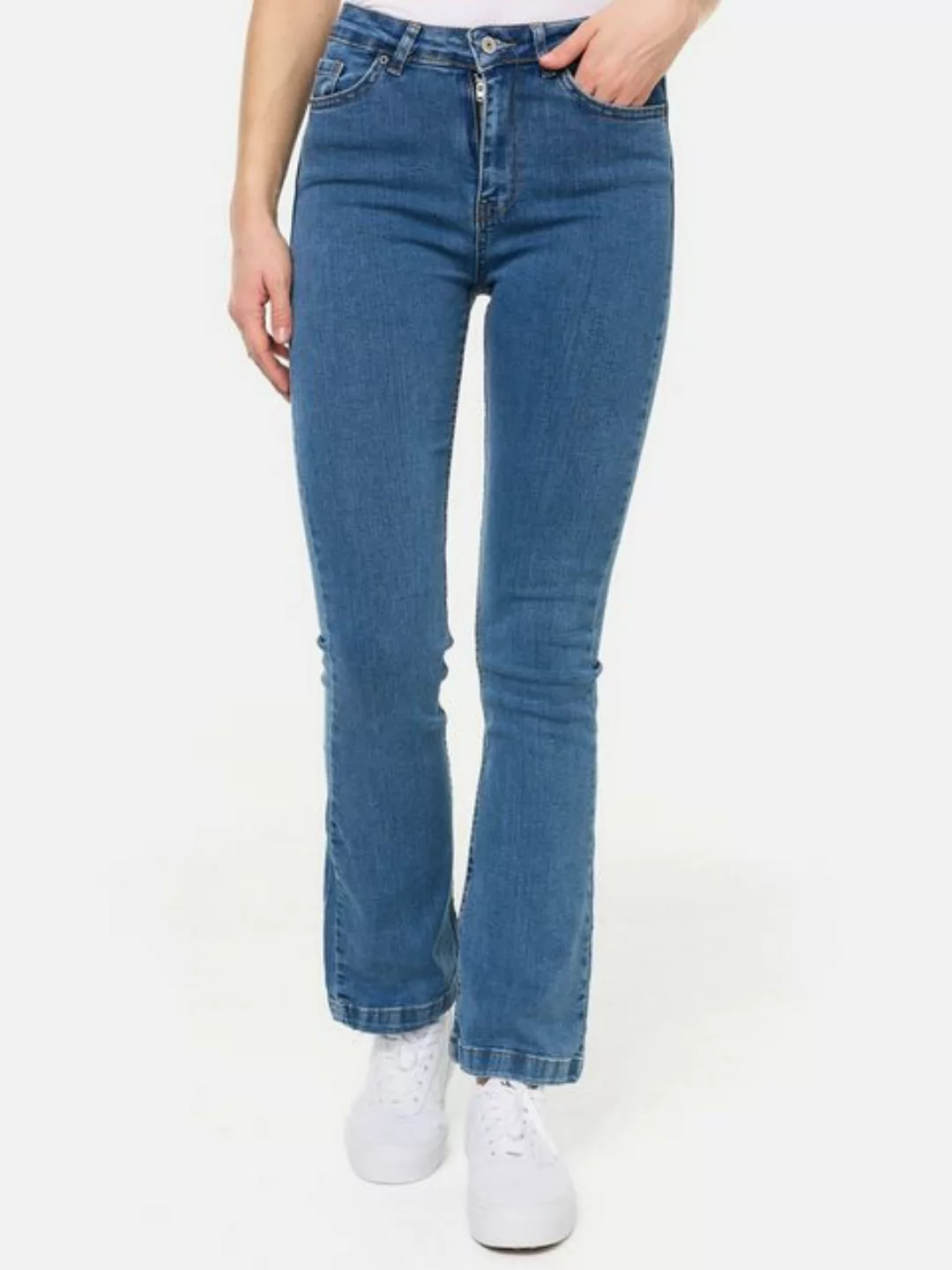 Tazzio Bootcut-Jeans F122 Damen Jeans Hose Jeanshose günstig online kaufen