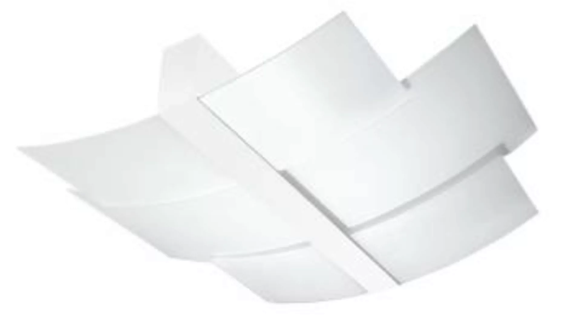 Deckenleuchte Glasschirm blendarm Weiß 3x E27 MAGO günstig online kaufen