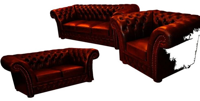 Xlmoebel Sofa Neue klassische Sitzgarnitur Chesterfield Sofa Couch mit Pols günstig online kaufen