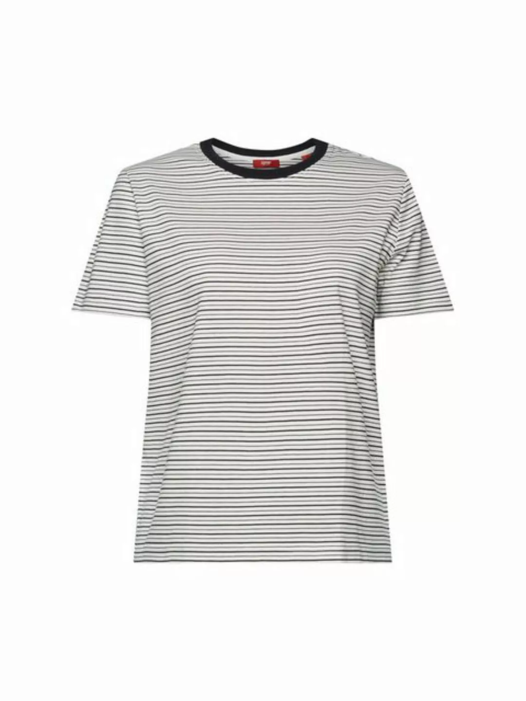 Esprit T-Shirt T-Shirt mit Streifen, 100% Baumwolle (1-tlg) günstig online kaufen