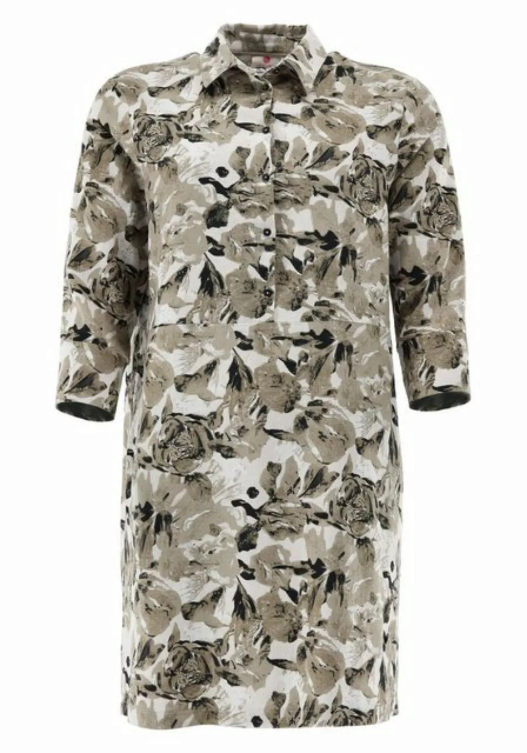 New View Sommerkleid L80069FC00 Hemdblusenkleid mit 3/4-Ärmel aus einem Lei günstig online kaufen