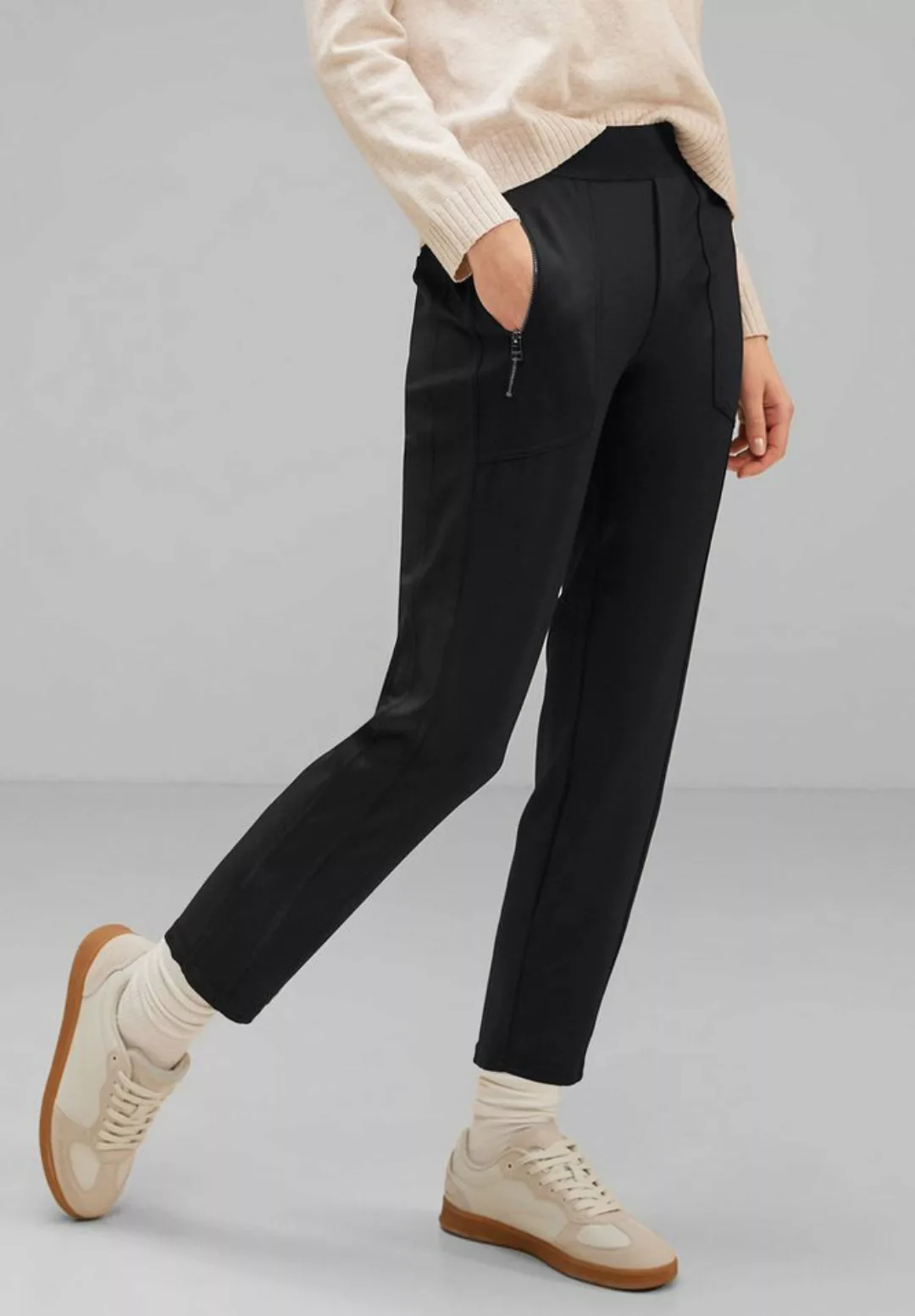 STREET ONE 5-Pocket-Jeans Loose Fit Joggpants günstig online kaufen