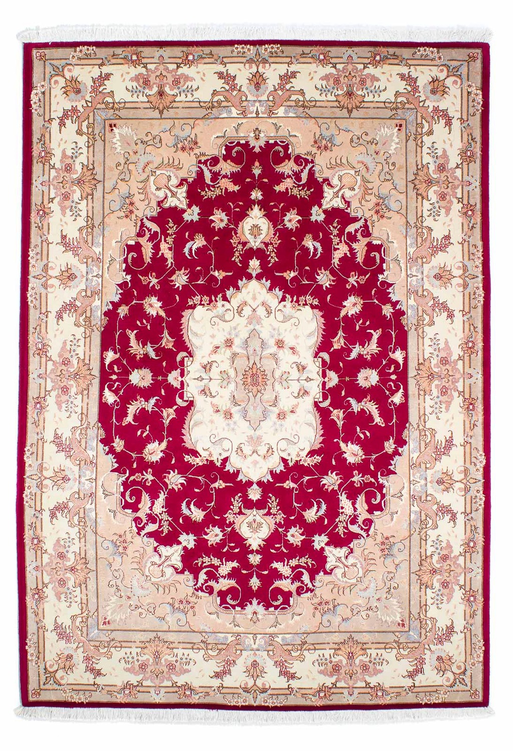 morgenland Orientteppich »Perser - Täbriz - Royal - 235 x 164 cm - rot«, re günstig online kaufen