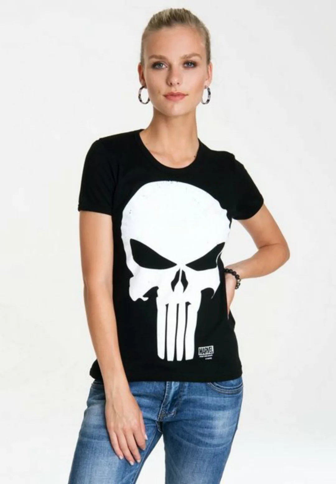 LOGOSHIRT T-Shirt "Punisher", mit lizenziertem Originaldesign günstig online kaufen