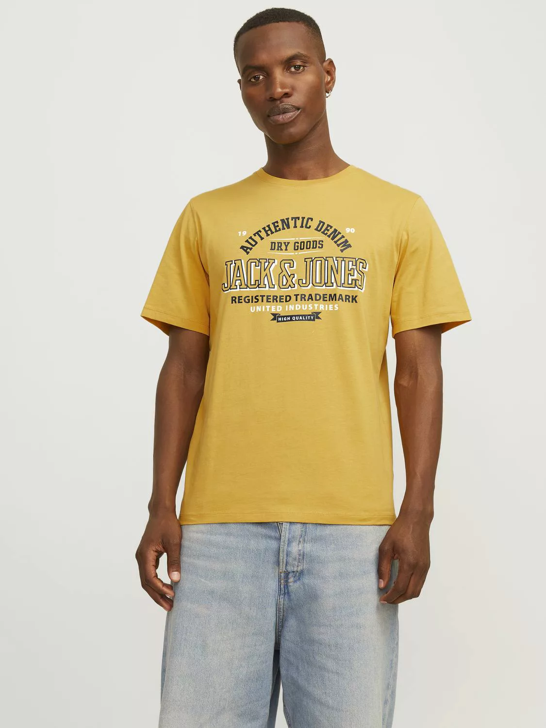 Jack & Jones Rundhalsshirt "JJELOGO TEE SS O-NECK 2 COL AW24 SN" günstig online kaufen