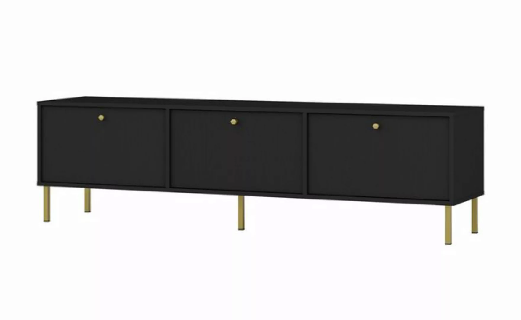 Furnix TV-Schrank Tonkin Sideboard mit drei Fächern Design Lowboard Breite günstig online kaufen