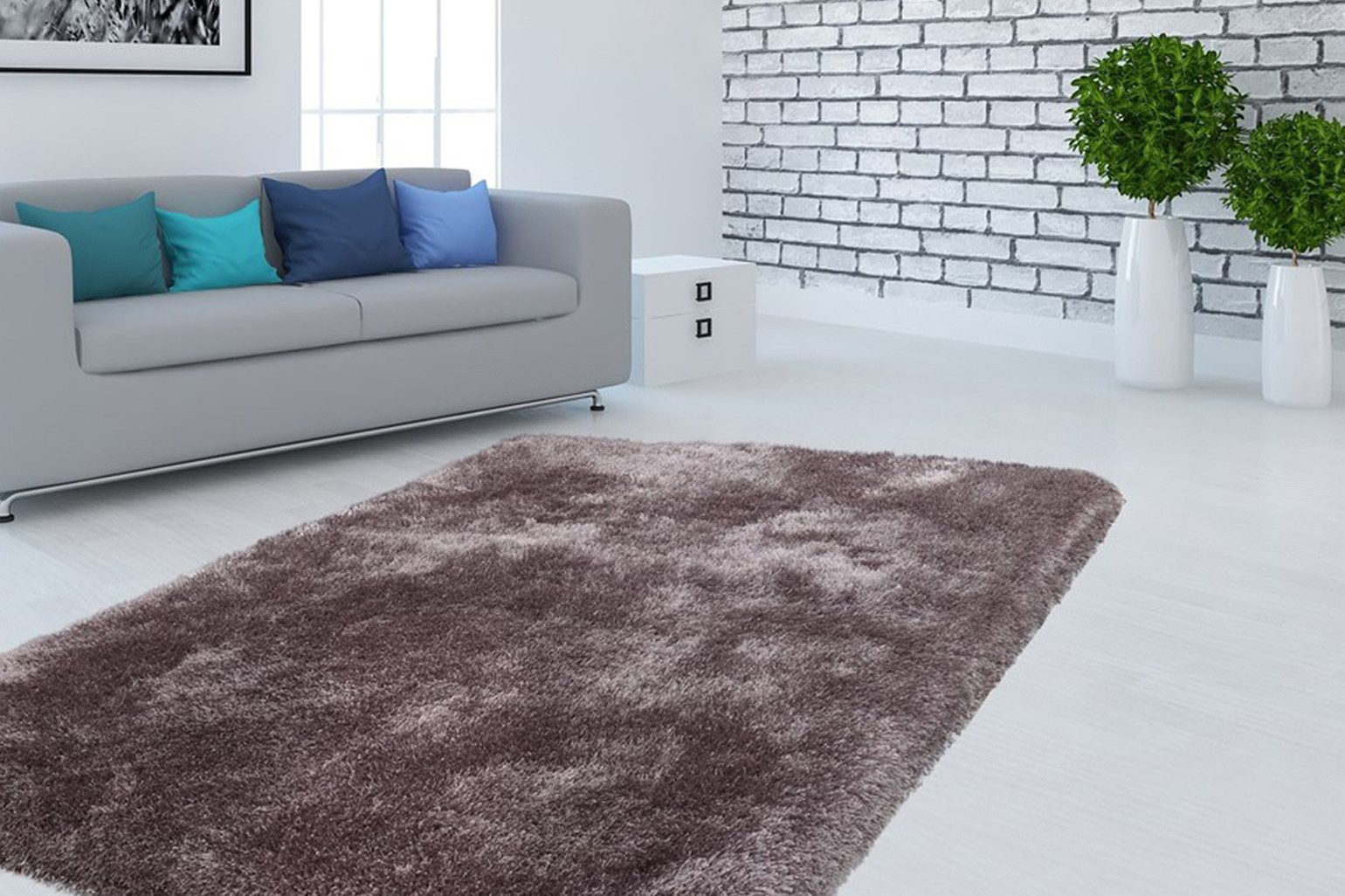 Kayoom Hochflor-Teppich Cosy, rechteckig, Höhe: 80 günstig online kaufen