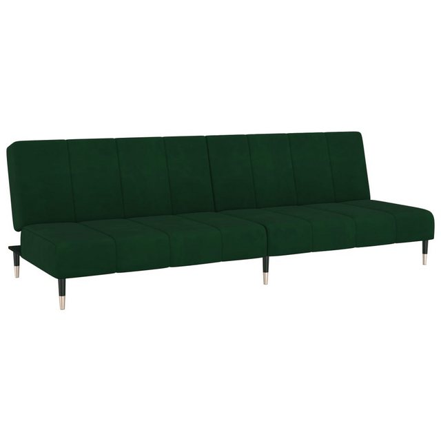 vidaXL Sofa Schlafsofa Sofa Samt mit 2 Kissen, ohne Armlehnen günstig online kaufen