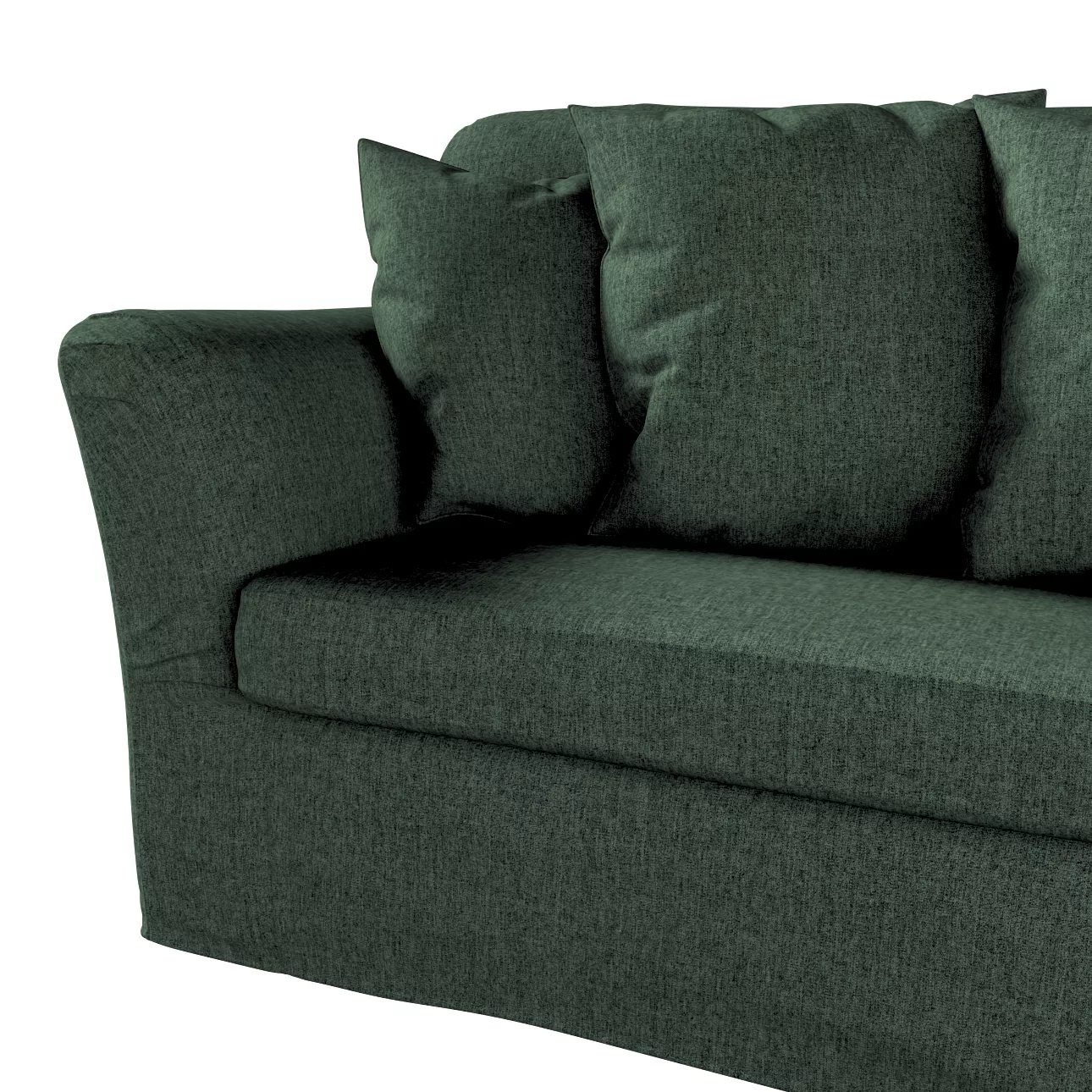 Bezug für Tomelilla Schlafsofa (normale Größe), dunkelgrün, Sofahusse, Tome günstig online kaufen