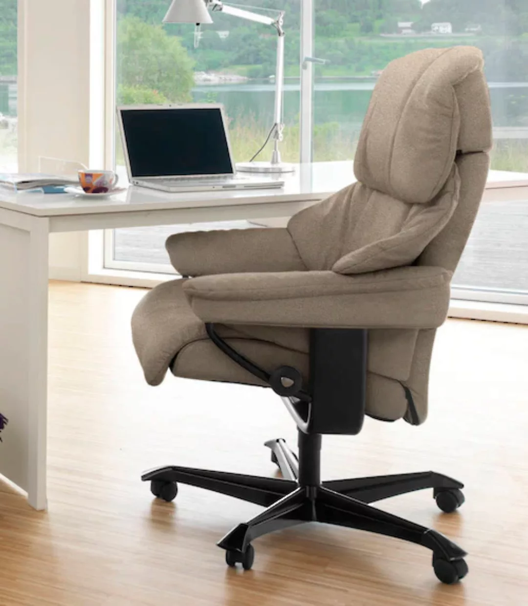 Stressless® Relaxsessel »Reno«, mit Home Office Base, Größe M, Gestell Schw günstig online kaufen