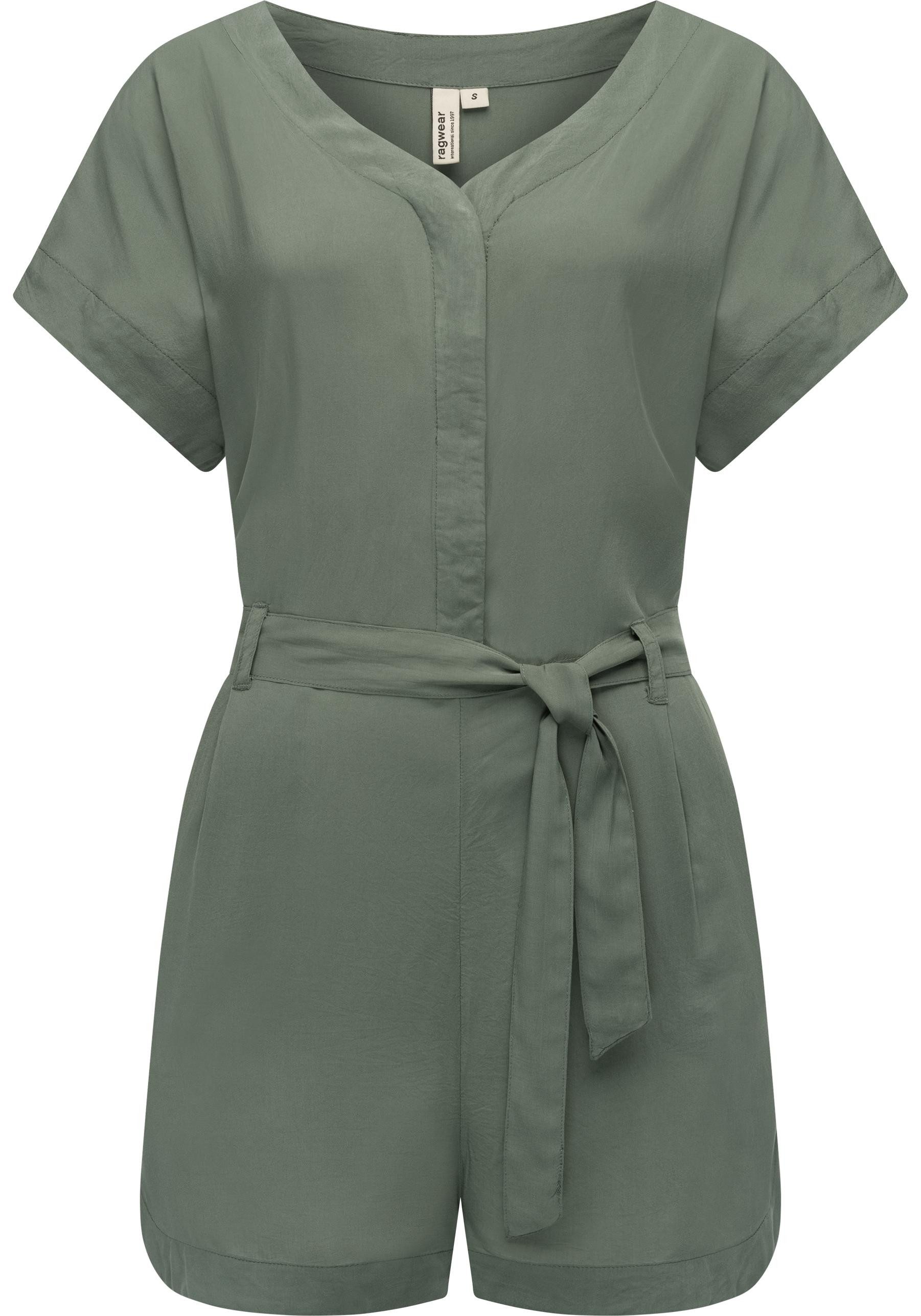 Ragwear Jumpsuit Salwin Solid Kurzer Overall günstig online kaufen