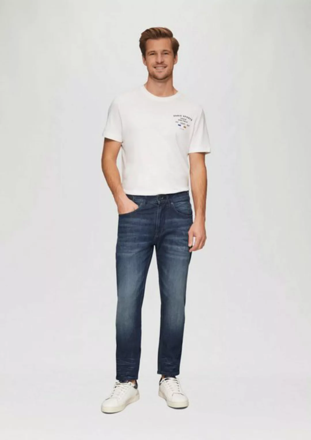 s.Oliver Stoffhose Jeans Mauro / Regular Fit / Mid Rise / Tapered Leg Blend günstig online kaufen