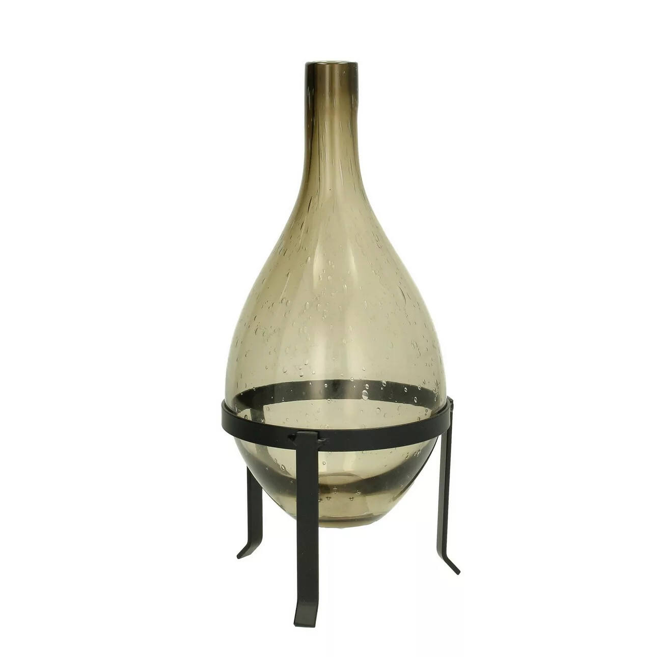 Vase Smoky Drop ⌀13cm, ⌀13cm x 31cm günstig online kaufen