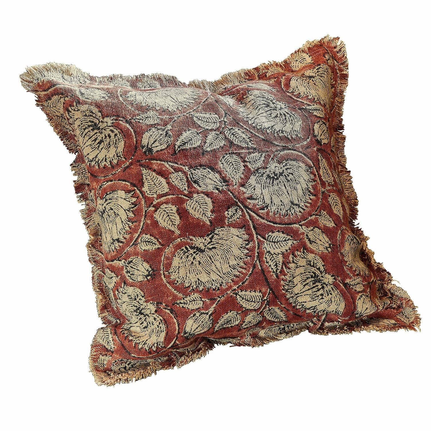 Mirabeau Kissenhülle Kissenhülle Lemisto rostrot/beige günstig online kaufen