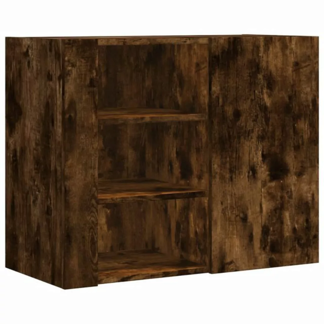 vidaXL Mehrzweckschrank Schrank Räuchereiche 75x35x60 cm Spanplatte günstig online kaufen