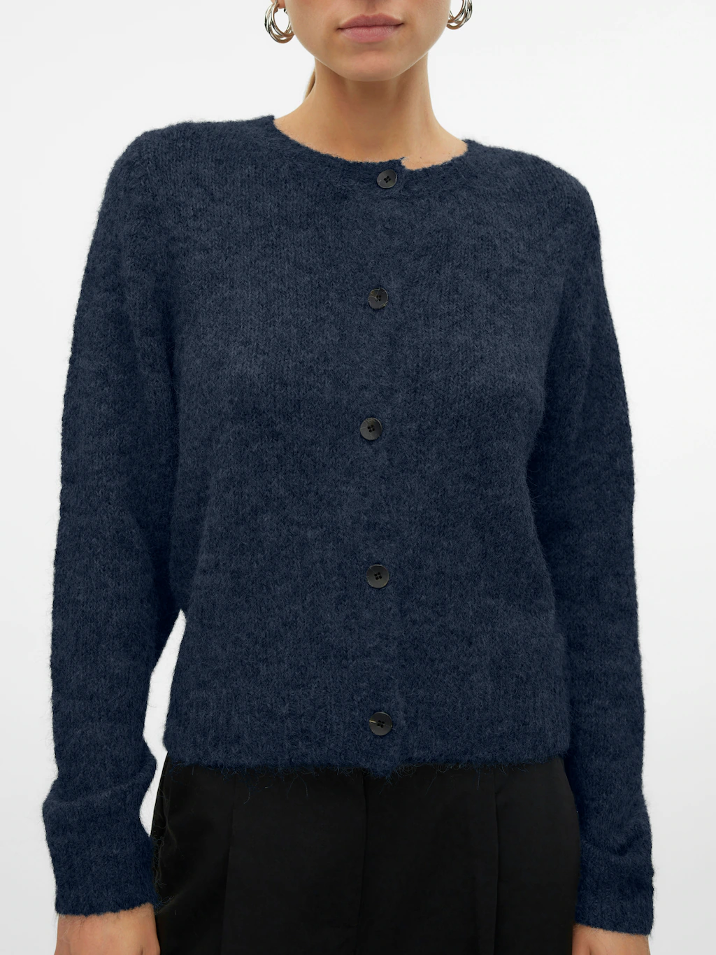 Vero Moda Strickjacke "VMNOVAH LS O-NECK BUTTON CARDI GA NOOS" günstig online kaufen