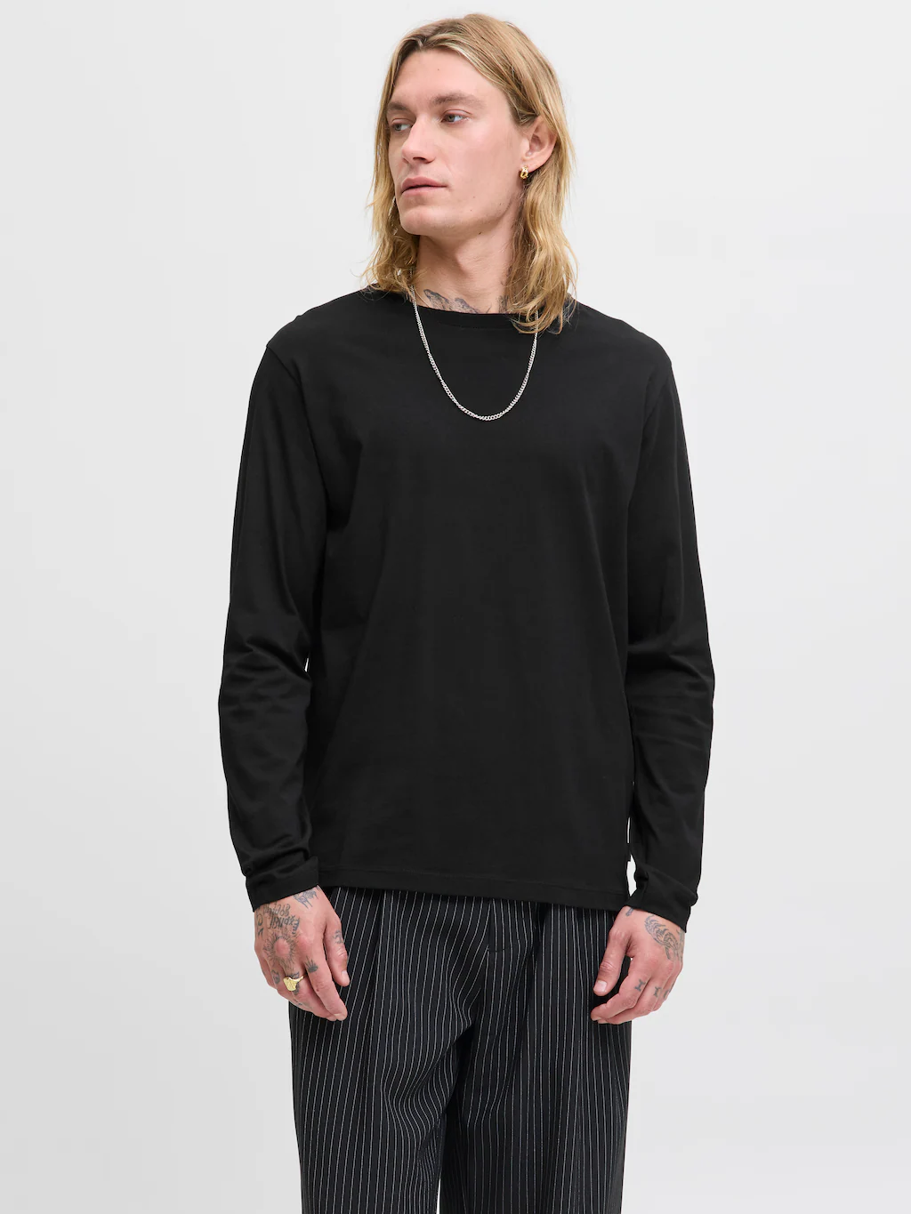 Jack & Jones Rundhalsshirt "JJEORGANIC BASIC TEE LS O-NECK NOOS" günstig online kaufen