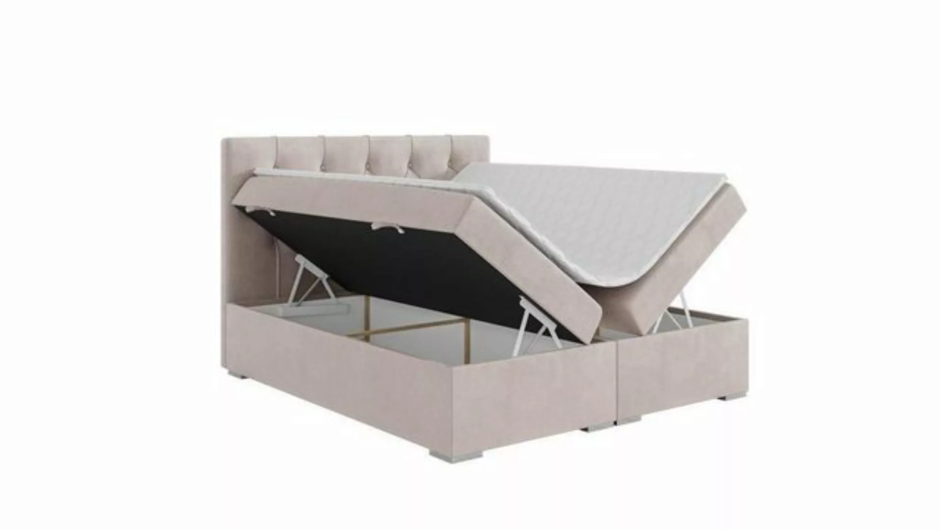 JVmoebel Boxspringbett Bett Polster Möbel Design Doppelbett Luxus Schlafzim günstig online kaufen