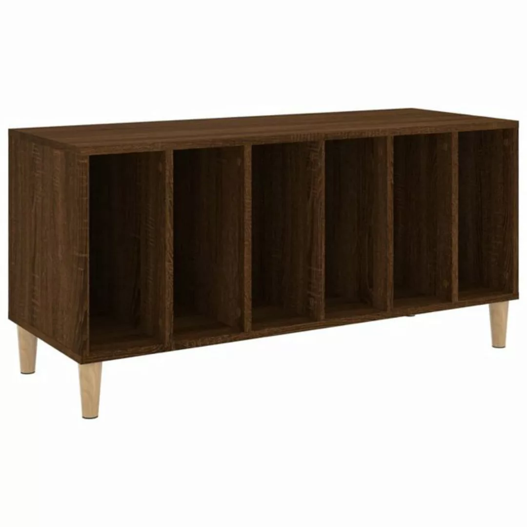 vidaXL Beistellschrank Plattenschrank Braun Eichen-Optik 100x38x48 cm Holzw günstig online kaufen