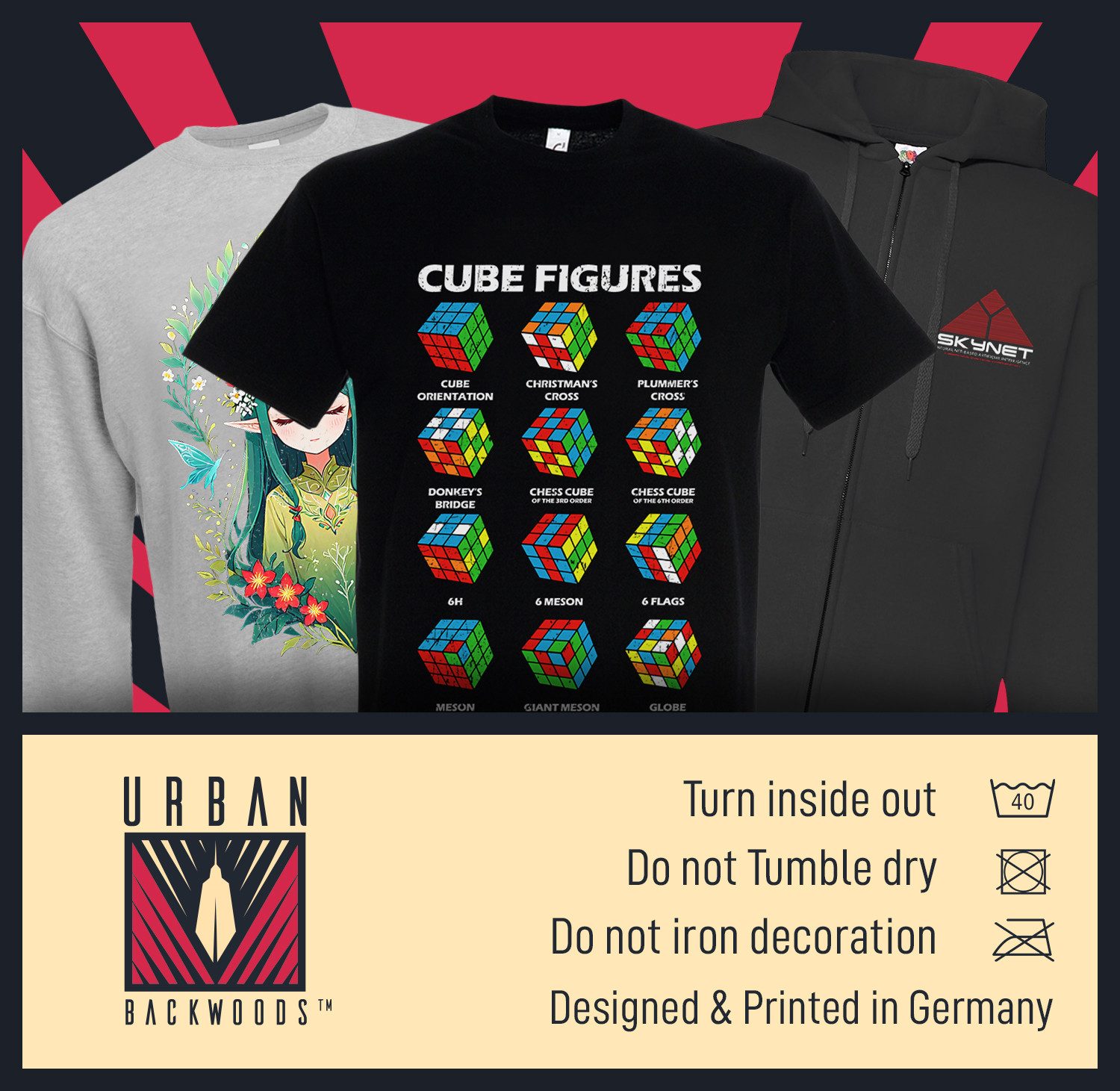 Urban Backwoods Print-Shirt Murderous Puppet Herren günstig online kaufen