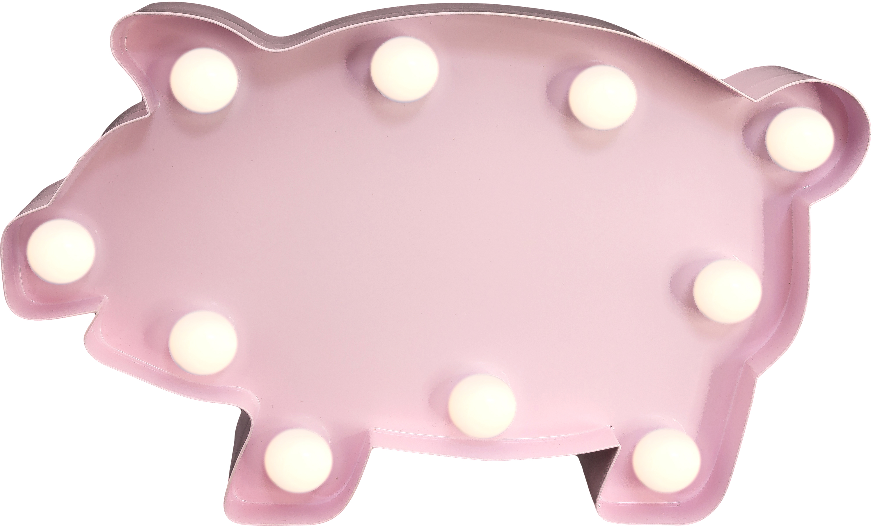 MARQUEE LIGHTS LED Dekolicht »Pig«, 10 flammig-flammig, Wandlampe, Tischlam günstig online kaufen