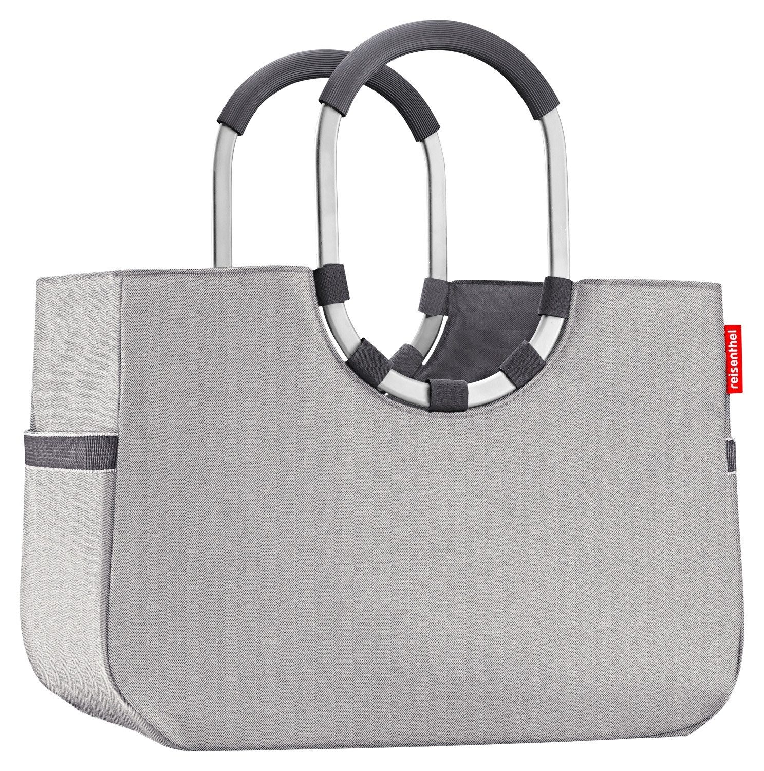 REISENTHEL® Einkaufskorb loopshopper L herringbone grey, günstig online kaufen