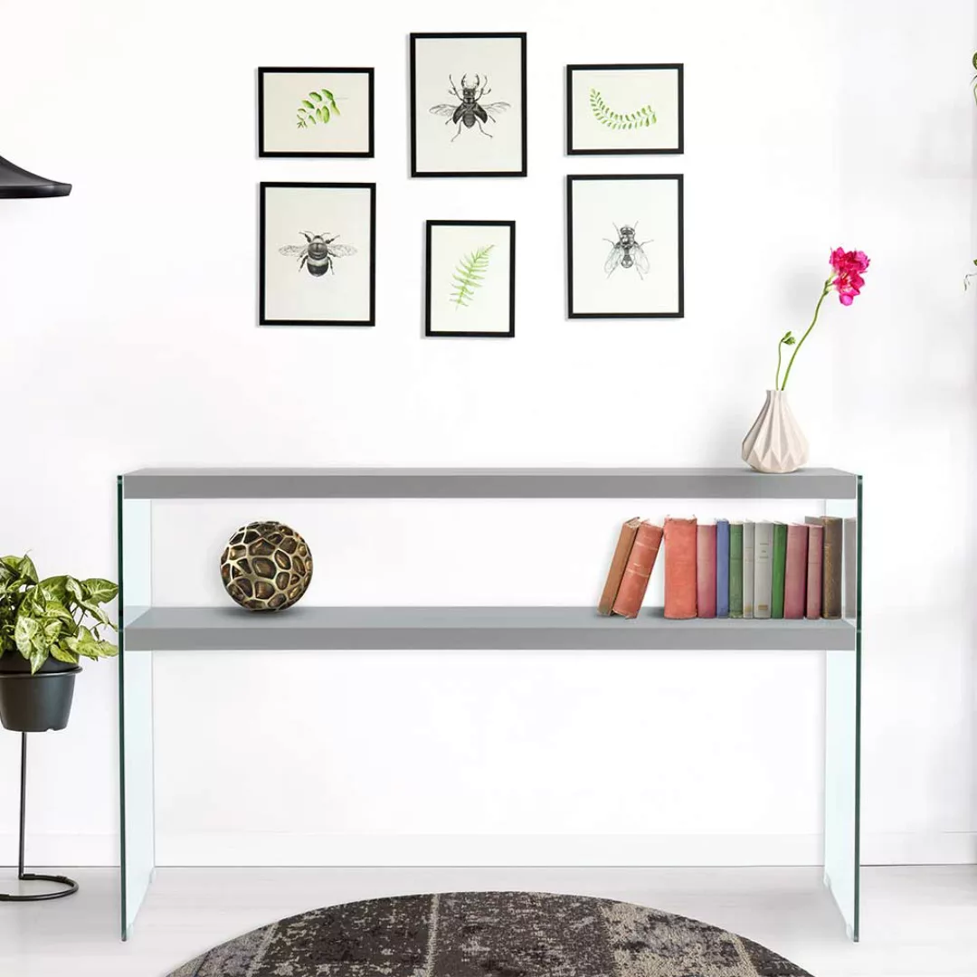 Konsolentisch in Grau 110 cm breit günstig online kaufen