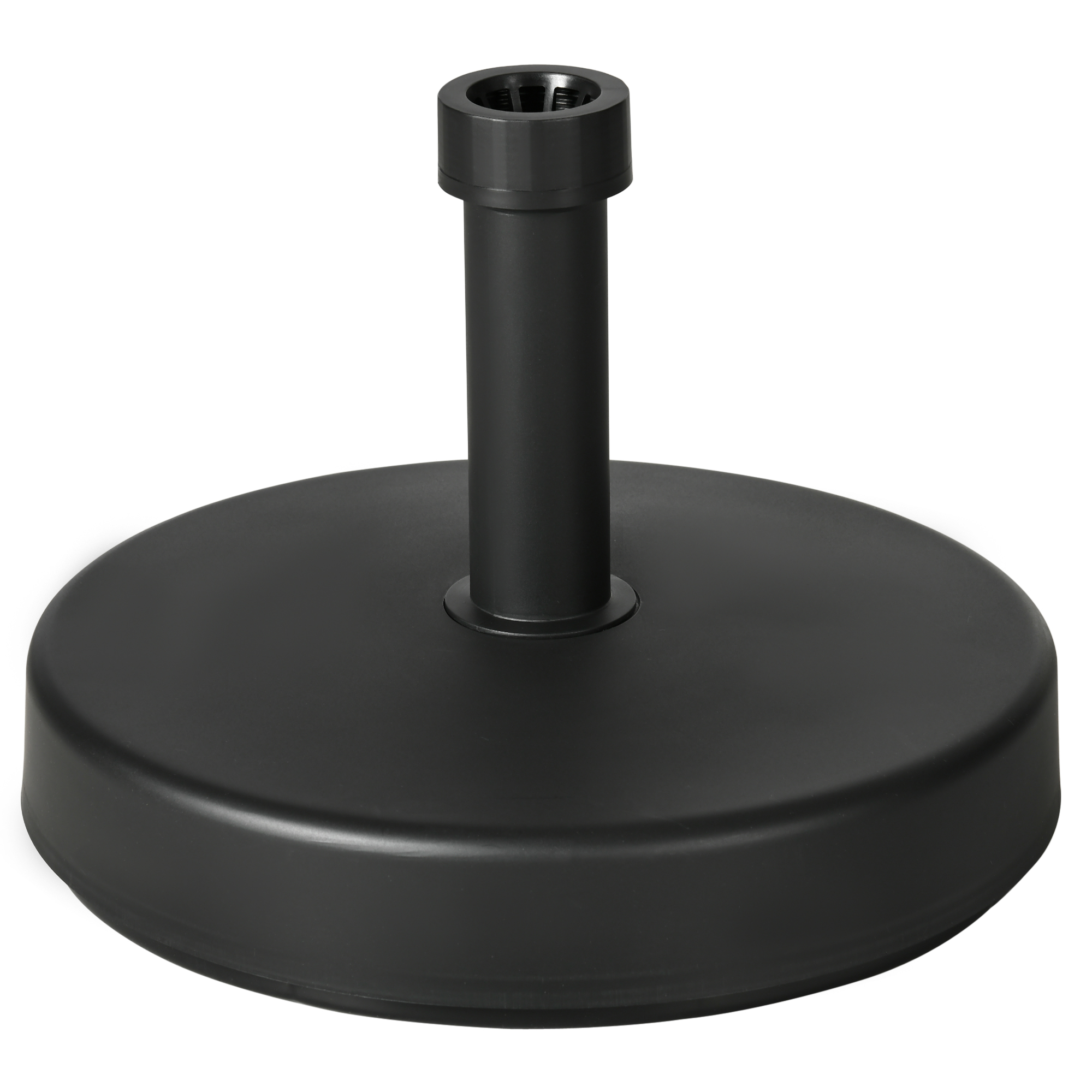 Outsunny Base für Gartenschirm aus PP, max. 18 kg, Ø45x33 cm, Schwarz   Aos günstig online kaufen