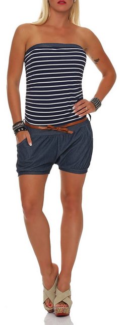 malito more than fashion Kurzoverall 9646 Marine Design Einheitsgröße günstig online kaufen