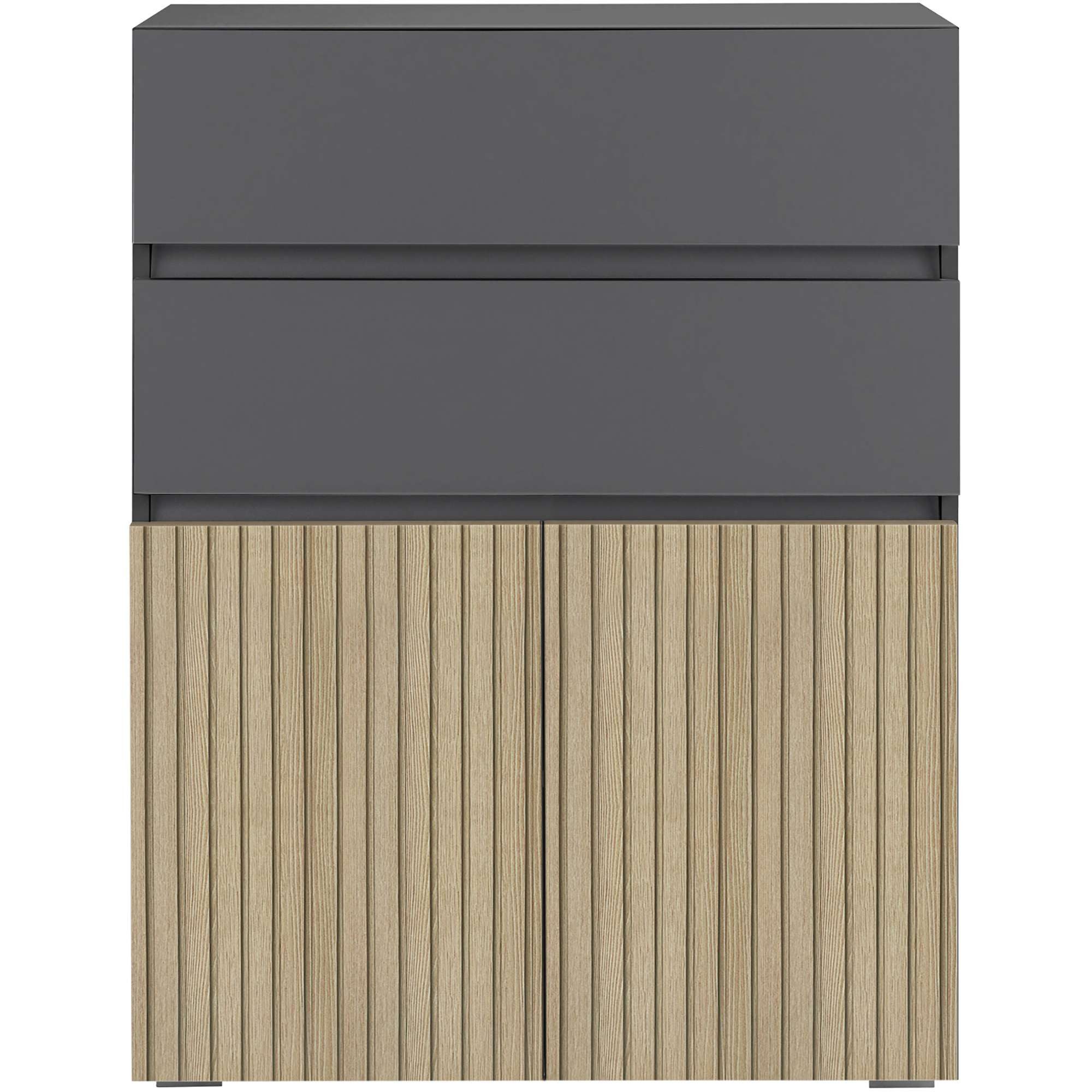Home affaire Midischrank "Wisla", Höhe 98 cm, mit Türen & Schubkasten günstig online kaufen