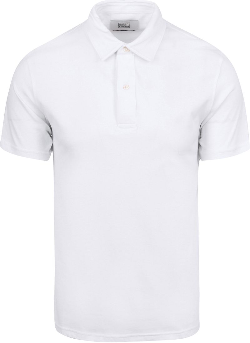 King Essentials The James Poloshirt Weiß - Größe XL günstig online kaufen