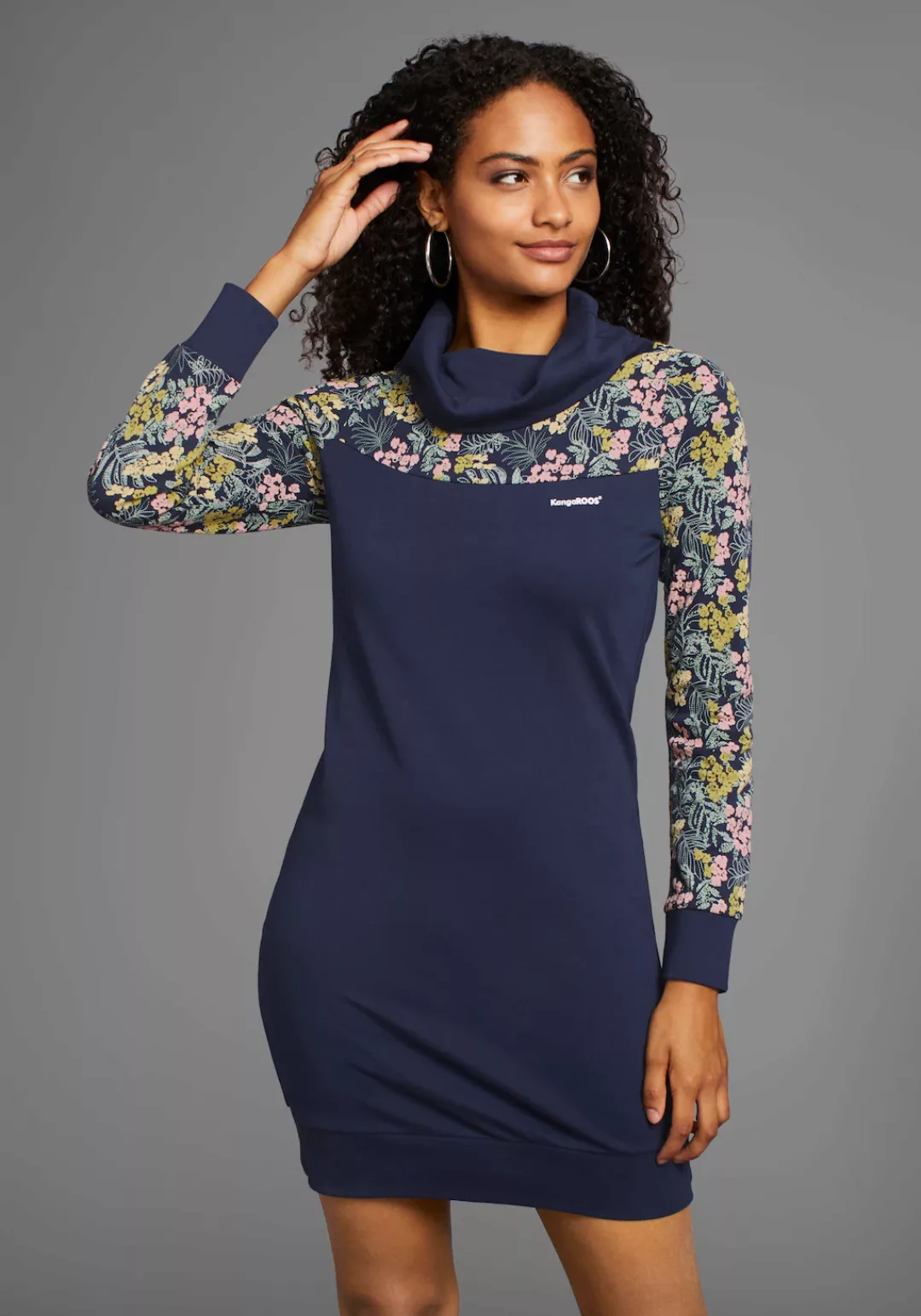 KangaROOS Sweatkleid, mit Print-Details- NEUE KOLLEKTION günstig online kaufen