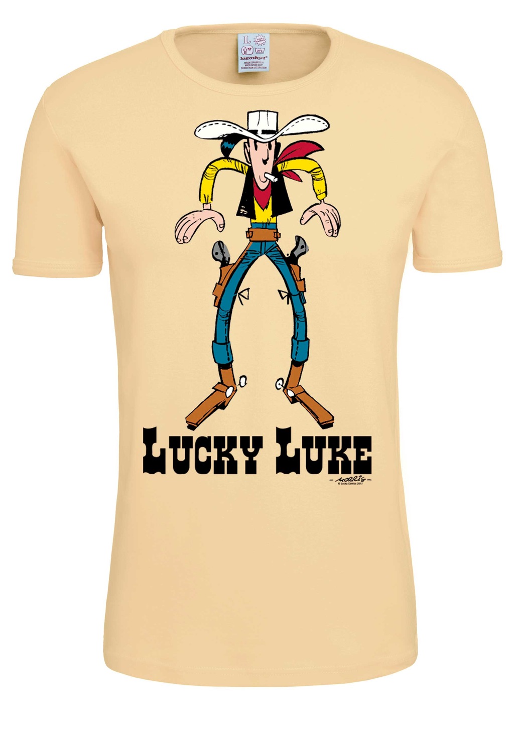 LOGOSHIRT T-Shirt "Lucky Luke Showdown" günstig online kaufen