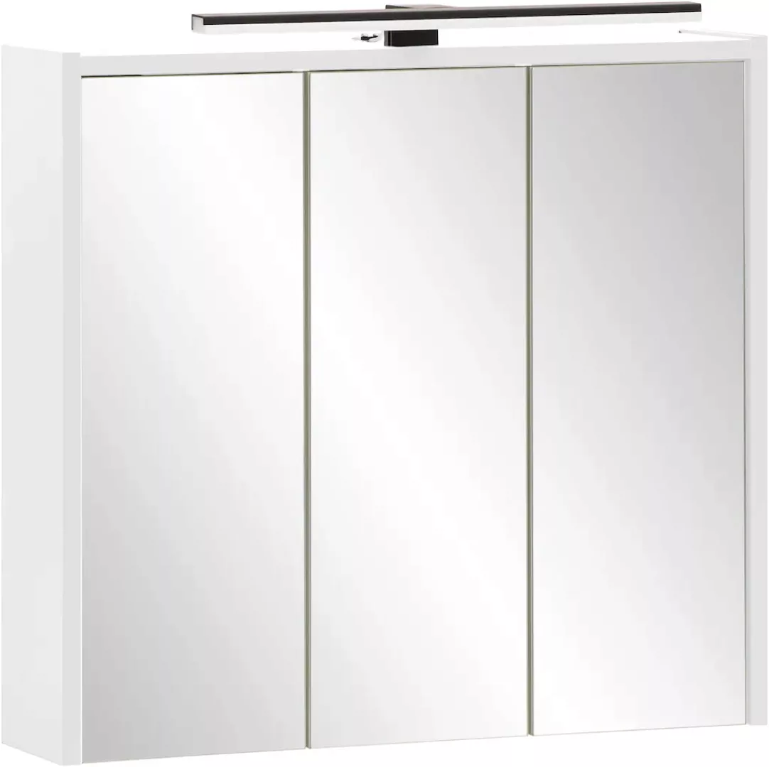 Schildmeyer Spiegelschrank "Katta, Breite 65 cm, 3-türig", Mit LED-Beleucht günstig online kaufen