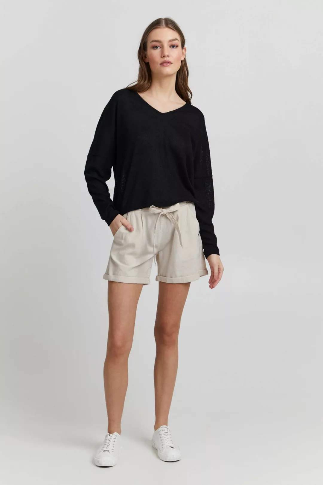 OXMO Chinoshorts OXLINA Chinoshorts mit Gürtel günstig online kaufen