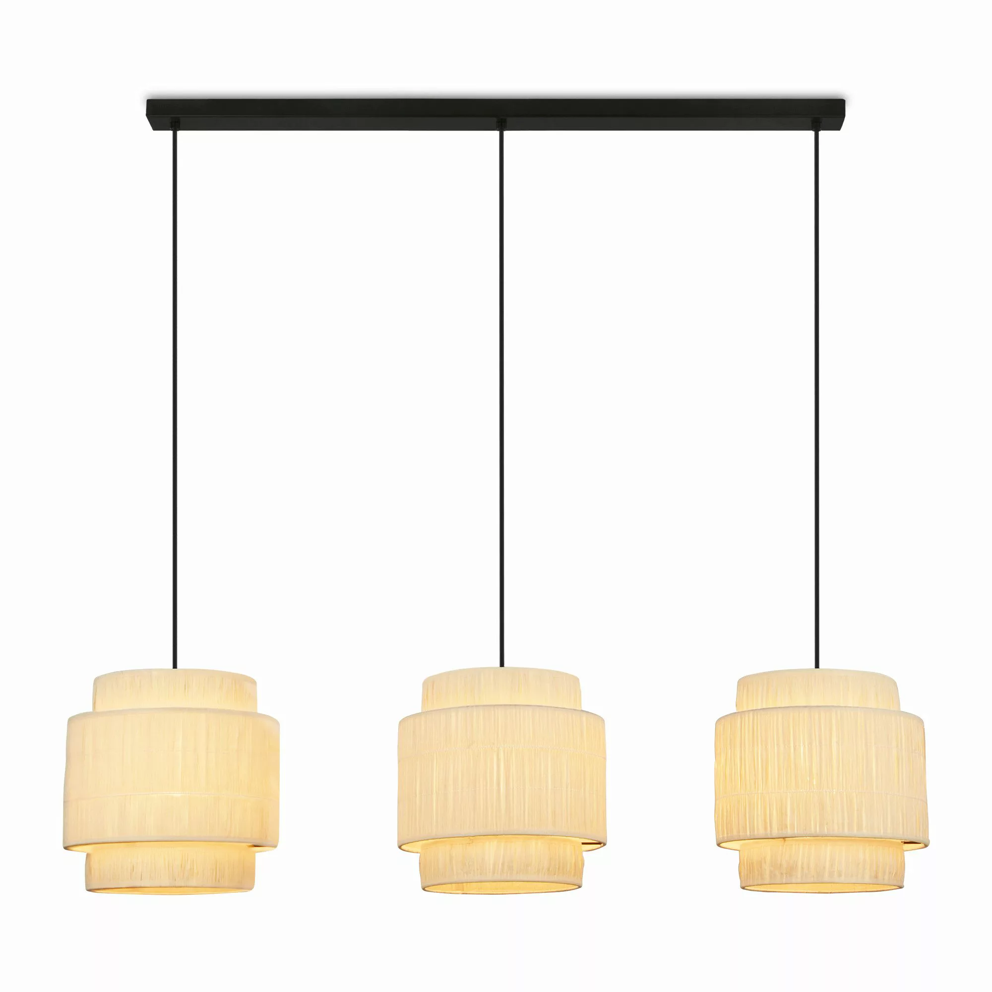 Briloner Leuchten LED Pendelleuchte Hängelampe Natur günstig online kaufen
