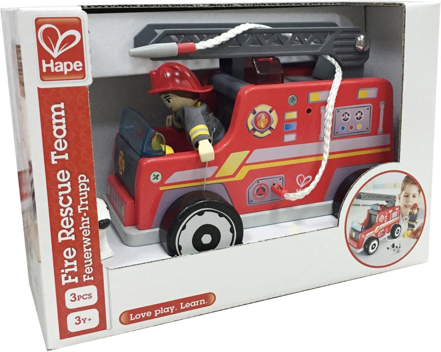 Hape Spielzeug-Feuerwehr Feuerwehr-Trupp, (Set), aus Holz günstig online kaufen