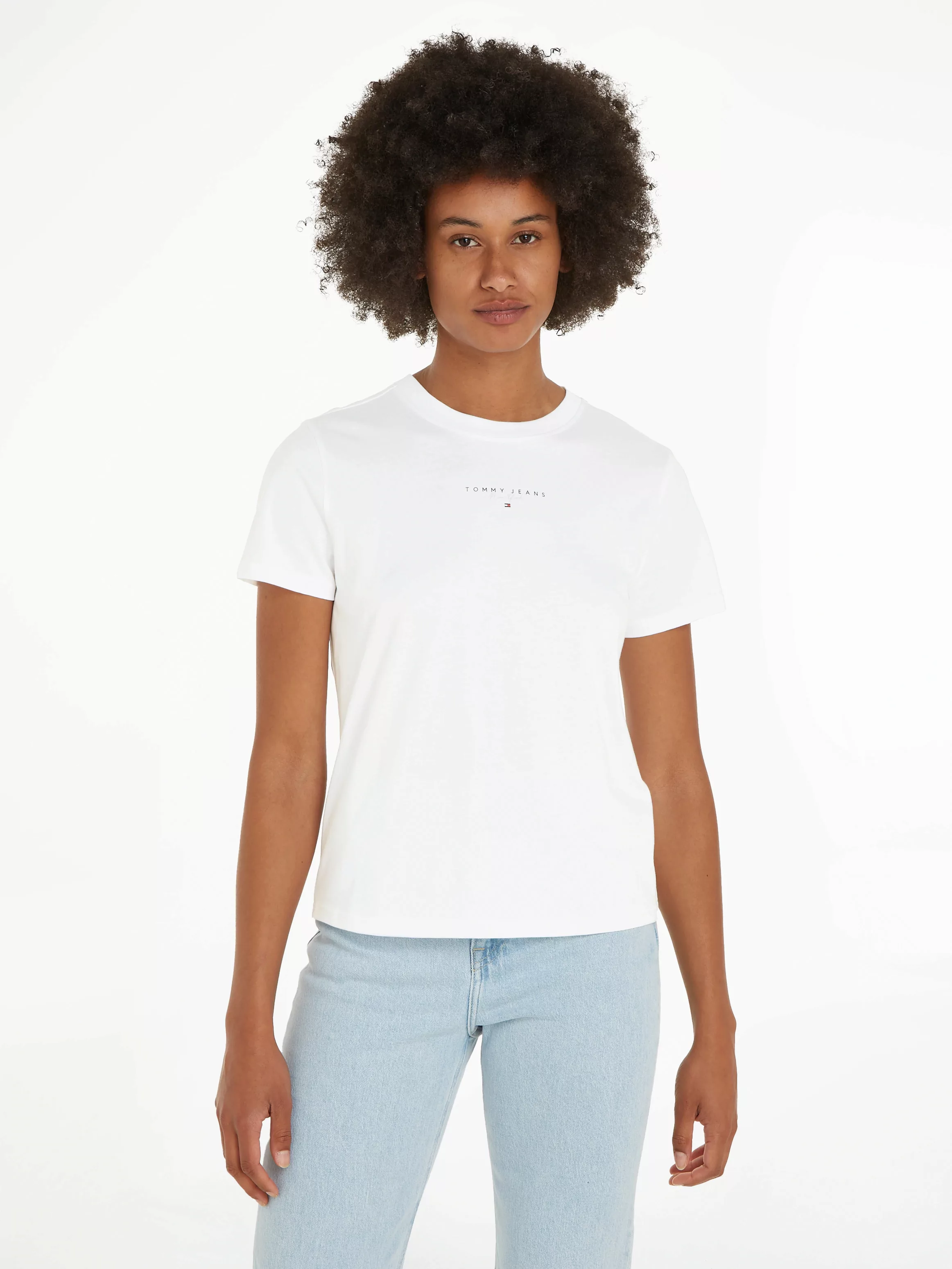 Tommy Jeans Curve T-Shirt "TJW REG ESSENTIAL LOGO + TEE EXT", Große Größen günstig online kaufen