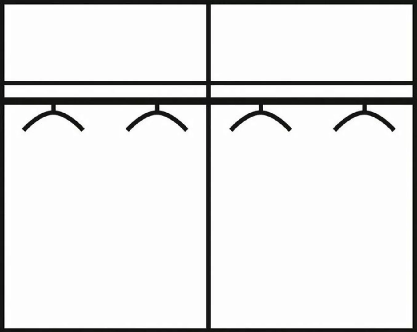 Wimex Schwebetürenschrank Easy mit Vollglas günstig online kaufen