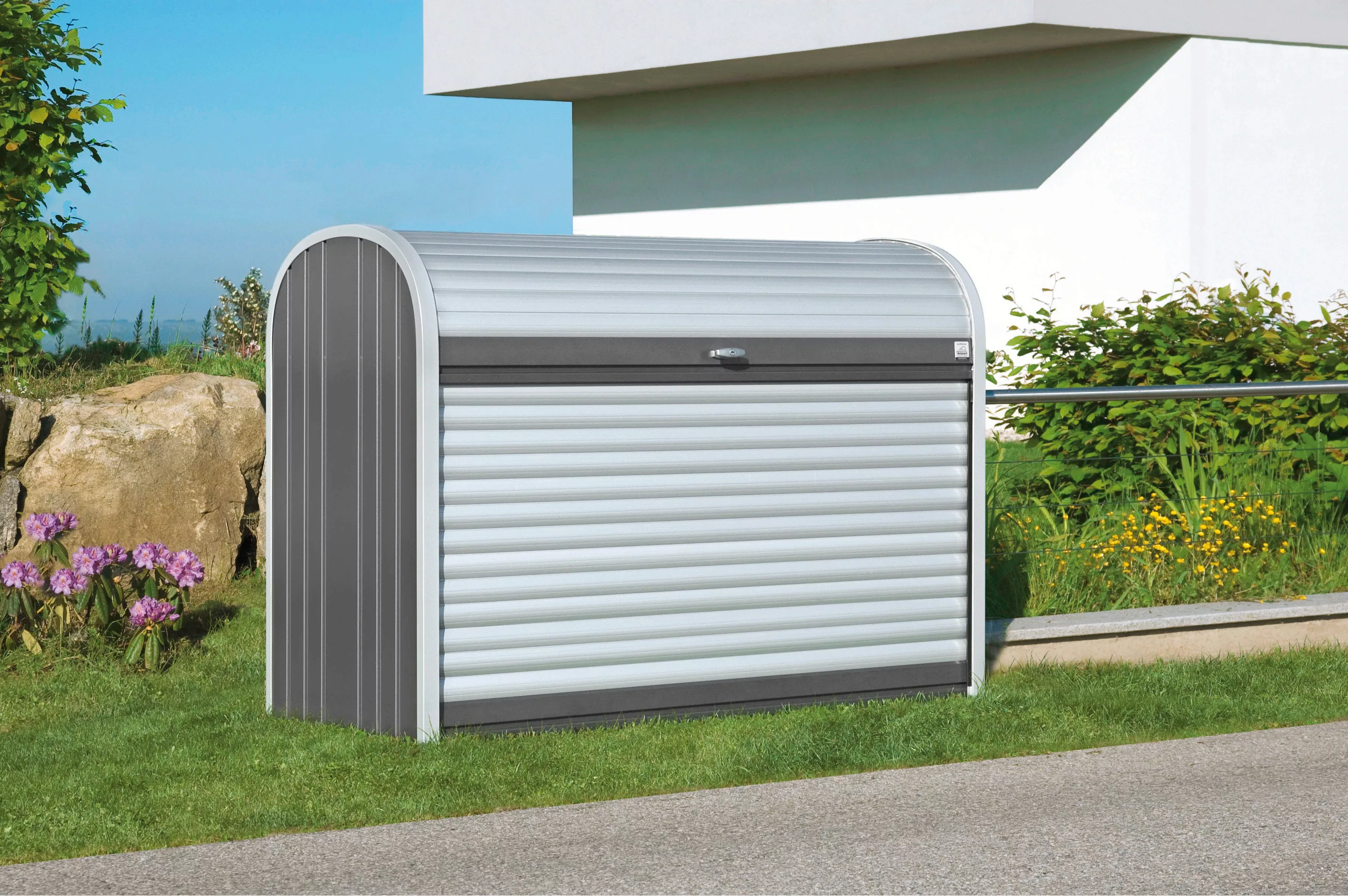 Biohort Garten-Aufbewahrungsbox StoreMax 190 Dunkelgrau-Metallic günstig online kaufen