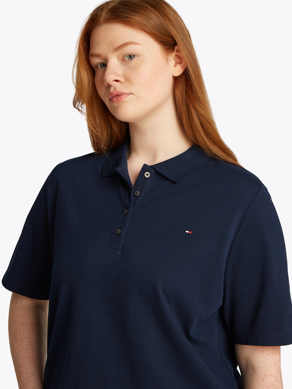 Tommy Hilfiger Curve Poloshirt "CRV 1985 REG PIQUE POLO SS", in großen Größ günstig online kaufen