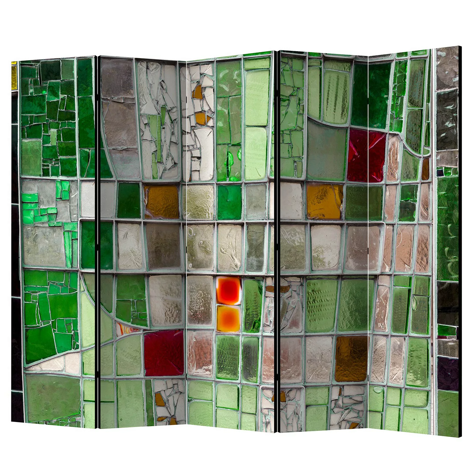 home24 Paravent Emerald Stained Glass günstig online kaufen