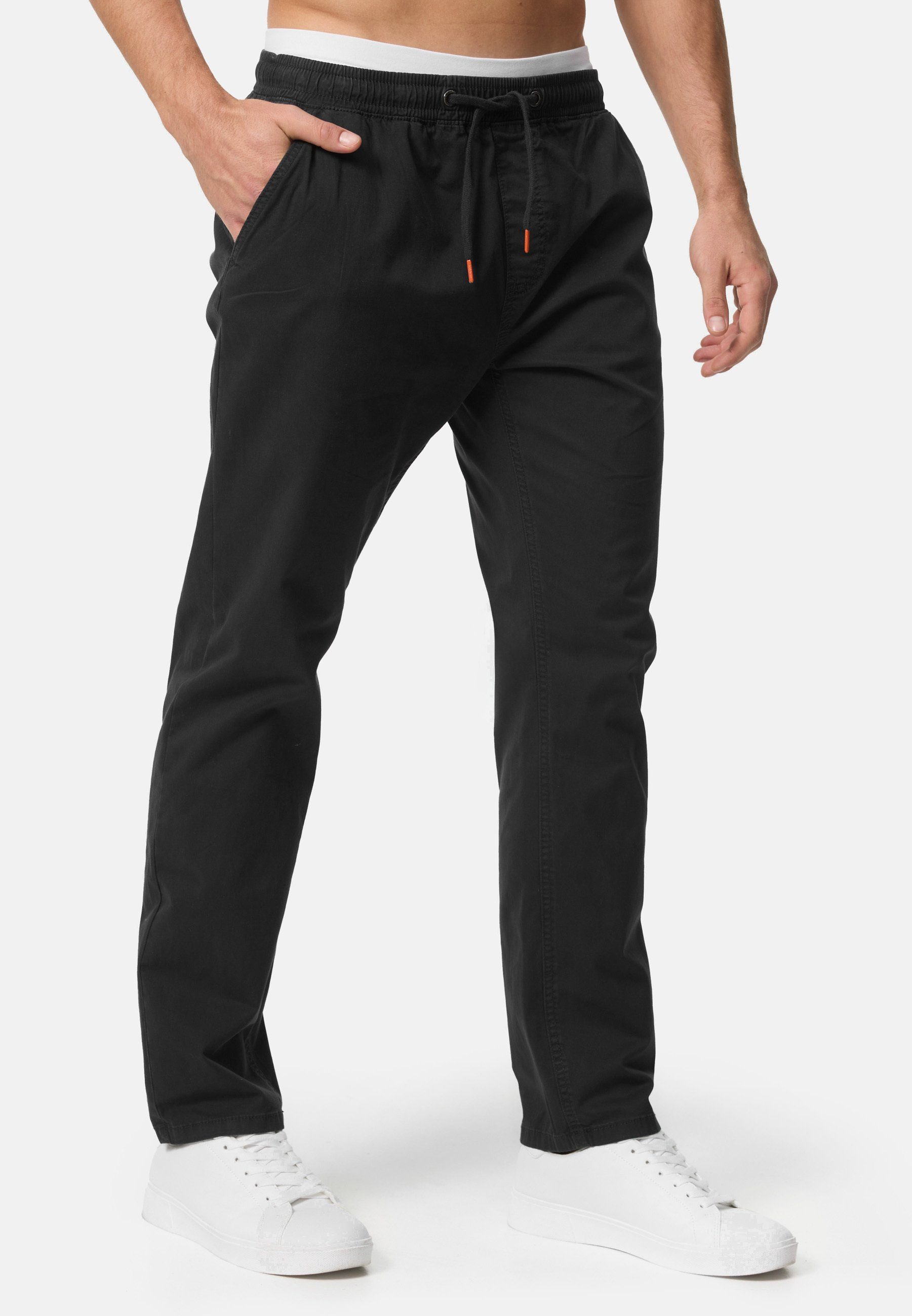 Indicode Chinohose Osborne mit elastischem Bund günstig online kaufen