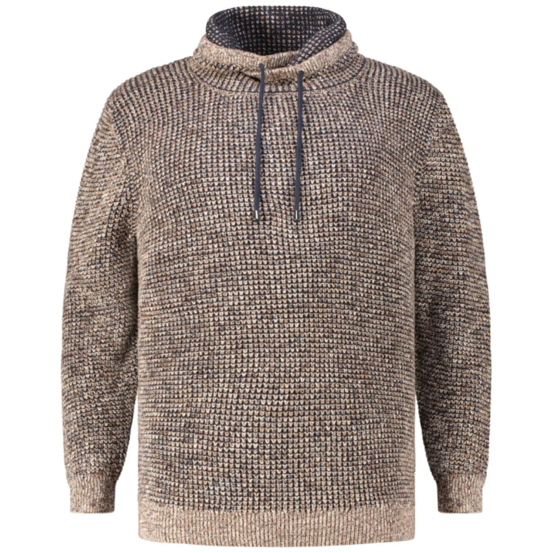 RAGMAN Grobstrickpullover aus Baumwolle in Two-Tone-Optik günstig online kaufen