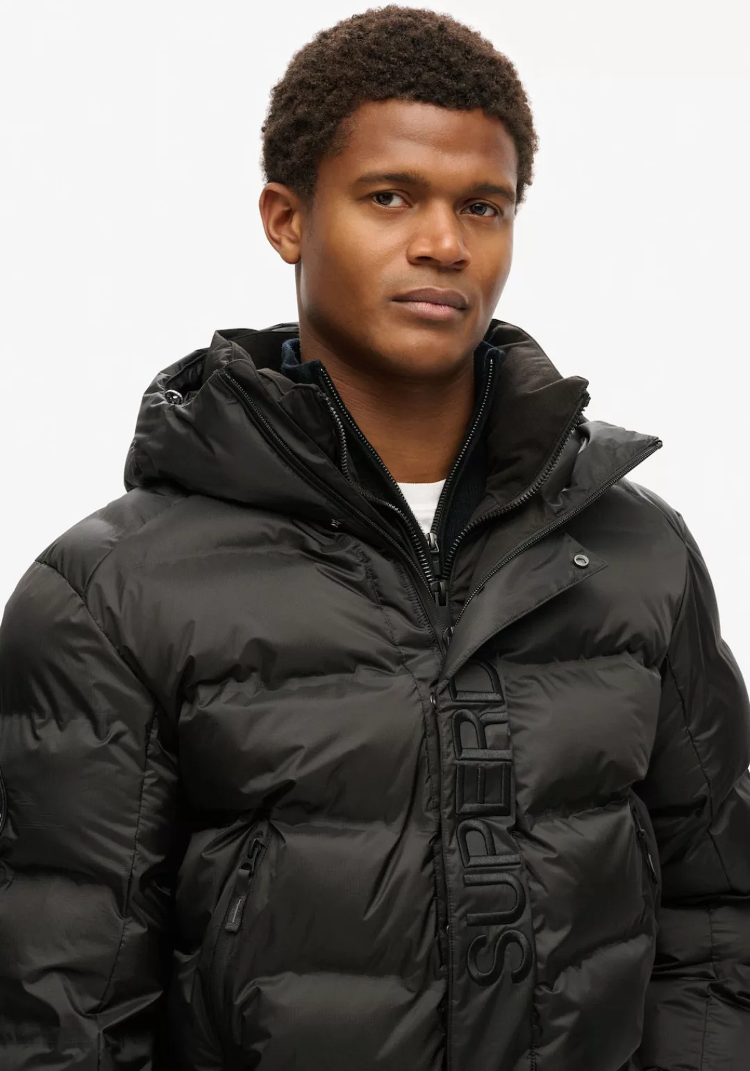 Superdry Steppjacke "Hooded City Graphic Puffer Jkt" günstig online kaufen