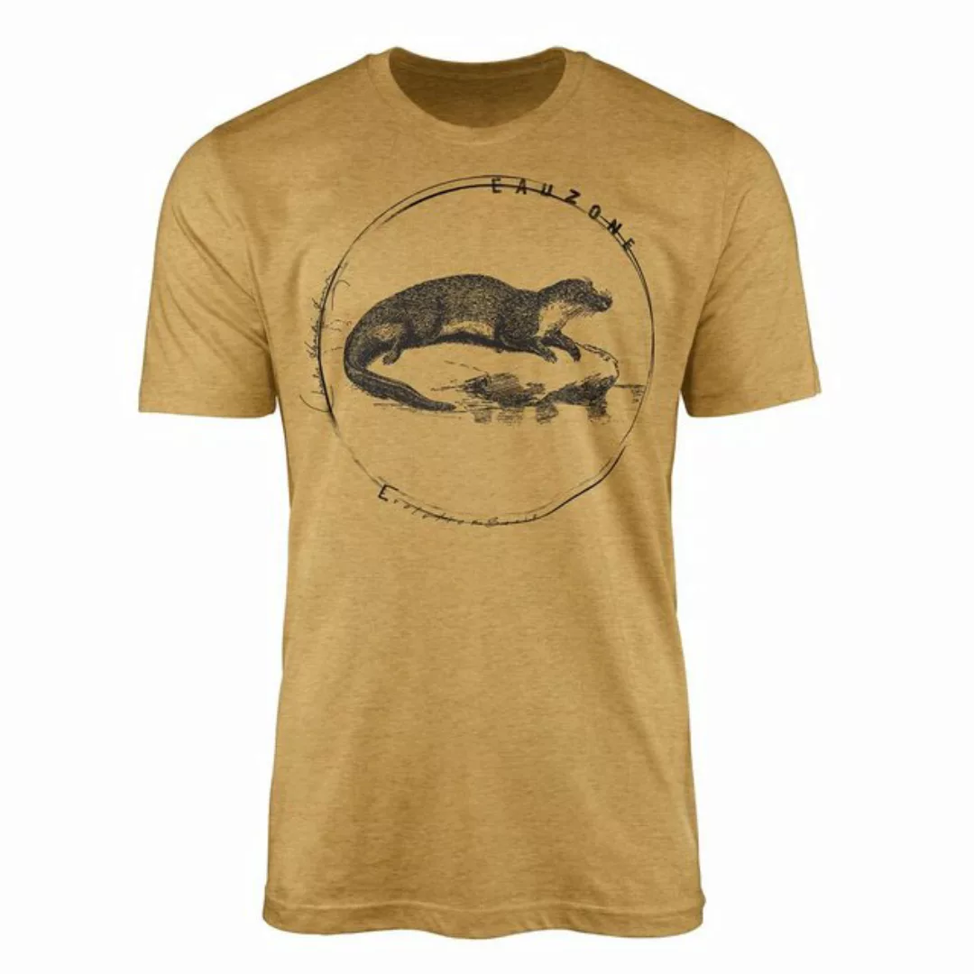 Sinus Art T-Shirt Evolution Herren T-Shirt Otter günstig online kaufen